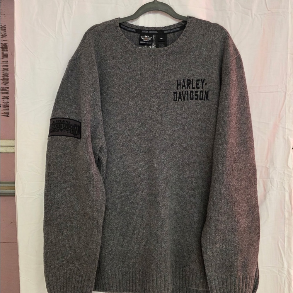 Harley-Davidson Gray Crewneck Sweater